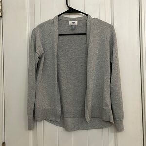 Old Navy silver sparkle cardigan size juniors XL (14)